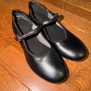Classic Black Kids Tap Shoes